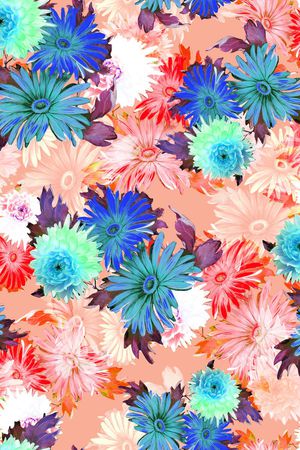 女装。花卉印花华亿平台图片