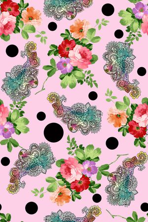 水彩印花华亿平台图片