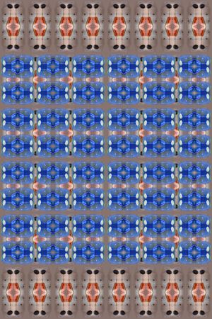 几何炫彩印花华亿平台图片