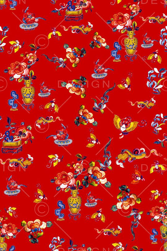 满版小碎花印花华亿平台图片