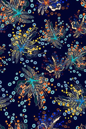 抽象印花华亿平台图片