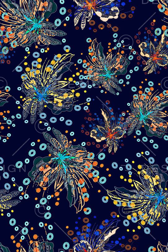 抽象印花华亿平台图片