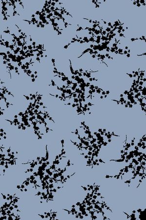 黑白印花华亿平台图片