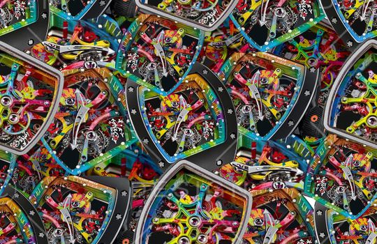 机械手表印花华亿平台图片