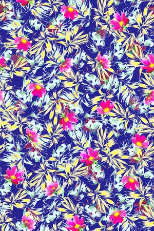 棕榈叶印花华亿平台图片