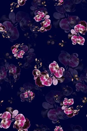 兰花印花华亿平台图片