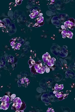 兰花印花华亿平台图片