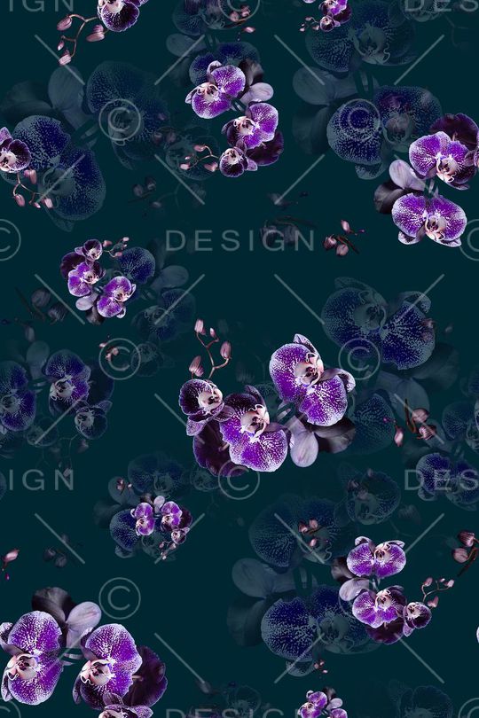 兰花印花华亿平台图片