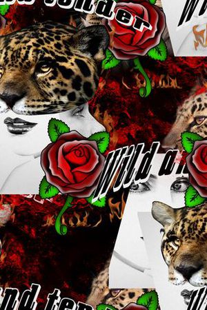 豹纹印花华亿平台图片