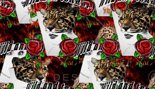 豹纹印花华亿平台图片