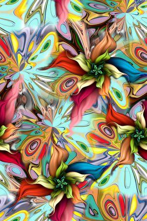 抽象印花华亿平台图片