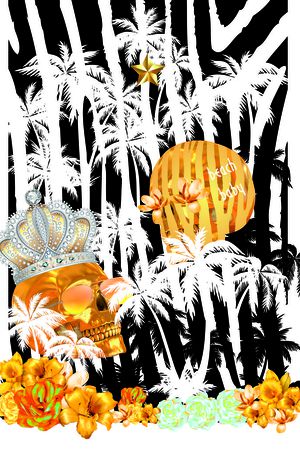 flowers印花华亿平台图片