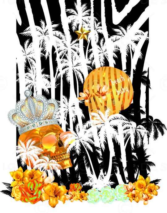 flowers印花华亿平台图片