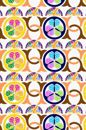 圆圈印花华亿平台图片