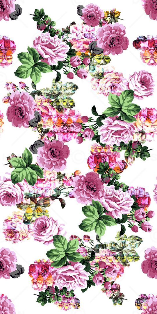 花朵印花华亿平台图片