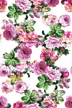 花朵印花华亿平台图片