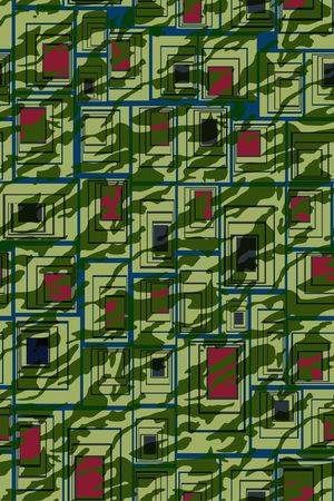 条纹印花华亿平台图片