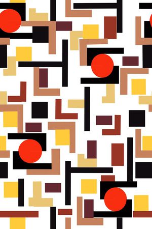 小方块印花华亿平台图片