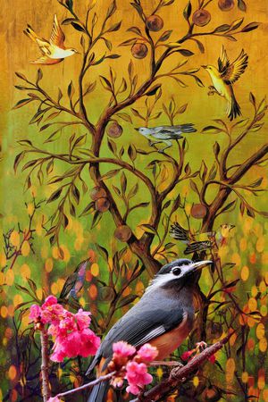 树林印花华亿平台图片