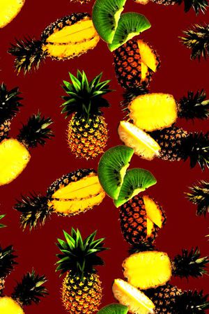 菠萝印花华亿平台图片