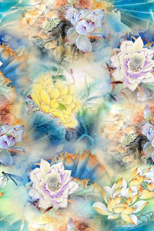 中国风印花华亿平台图片