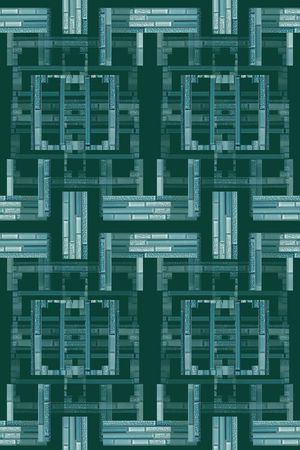 小方块印花华亿平台图片