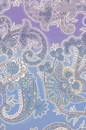 佩斯利印花华亿平台图片