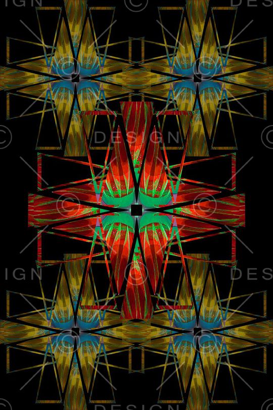 梦幻三角印花华亿平台图片