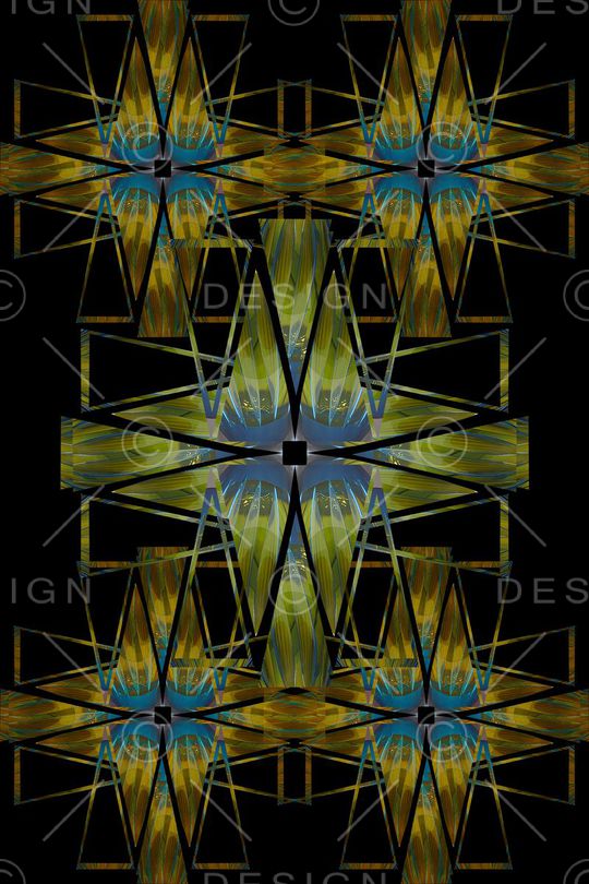 梦幻三角印花华亿平台图片