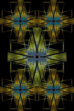 梦幻三角印花华亿平台图片