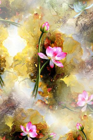 中国风印花华亿平台图片