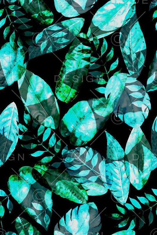 棕榈叶印花华亿平台图片