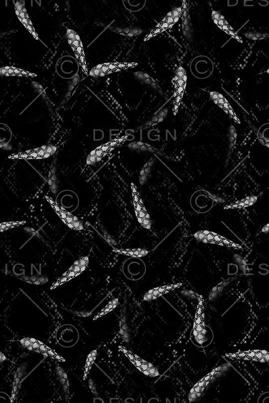 蛇皮纹印花华亿平台图片