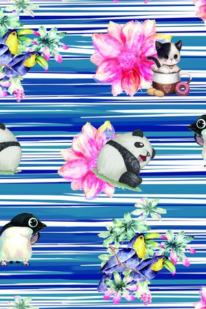 莫妮卡-女装华亿平台印花华亿平台图片