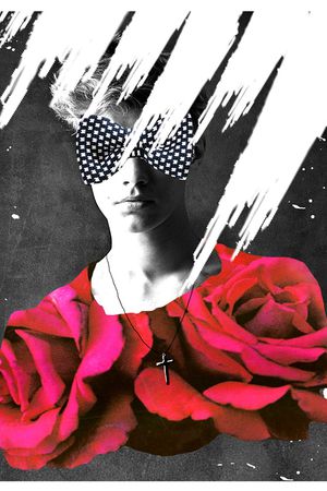 蝴蝶结印花华亿平台图片