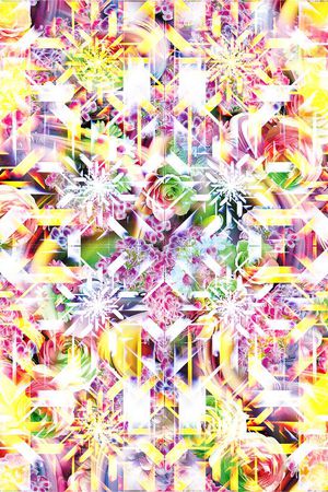 方格印花华亿平台图片