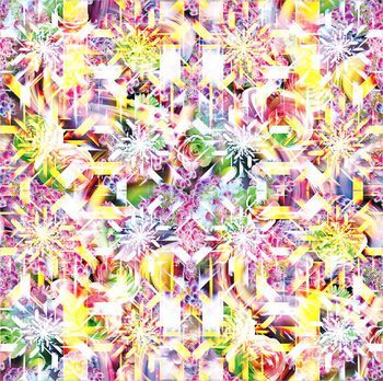 方格印花华亿平台图片