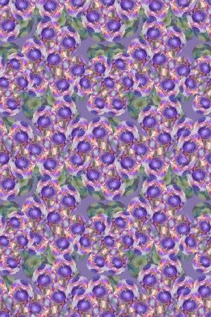 梦幻花卉印花华亿平台图片