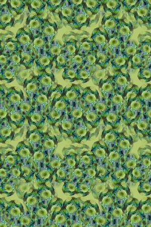 梦幻花卉印花华亿平台图片