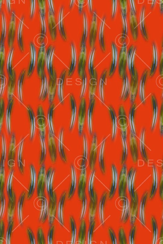 羽毛状印花华亿平台图片