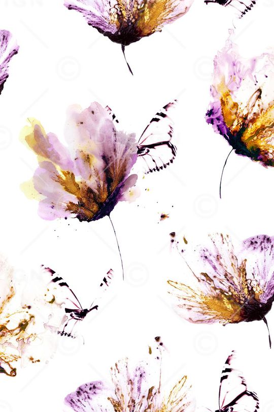 抽象花卉印花华亿平台图片