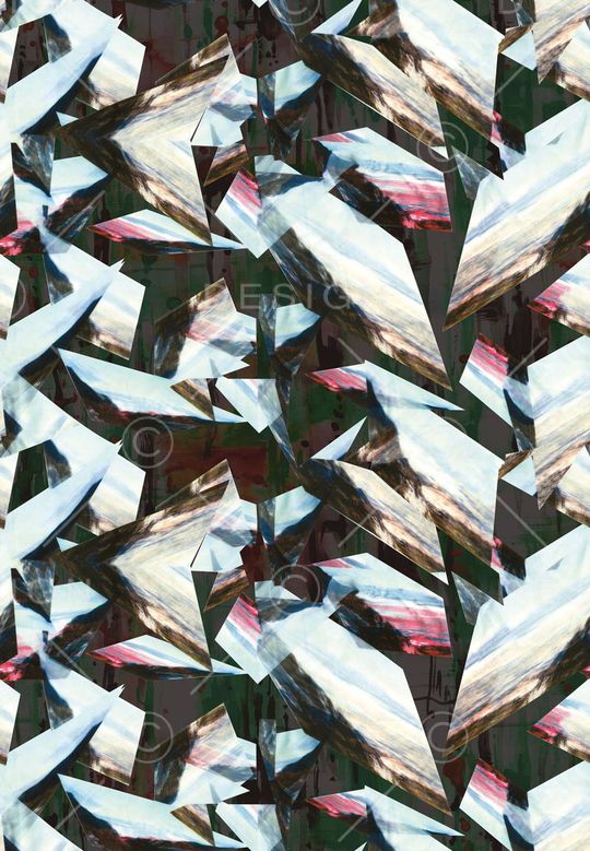 几何印花华亿平台图片