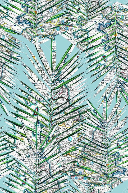 热带雨林印花华亿平台图片