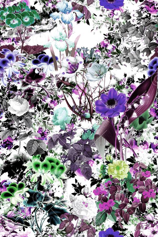 连衣裙印花华亿平台图片