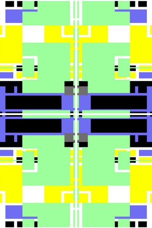 几何印花华亿平台图片