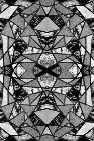 不规则几何印花华亿平台图片