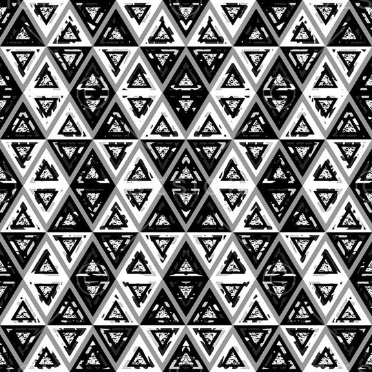 不规则几何印花华亿平台图片