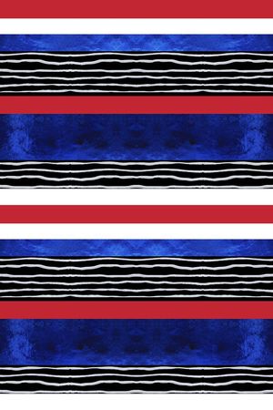 波浪条纹印花华亿平台图片