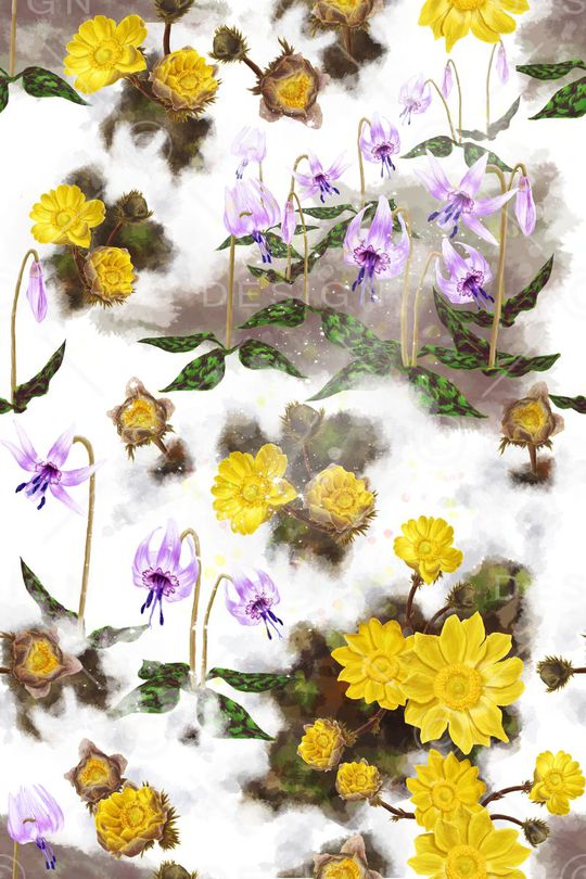 乱花印花华亿平台图片