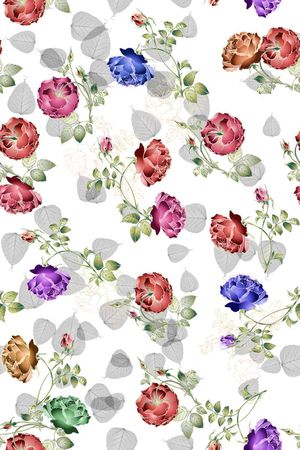 花朵印花华亿平台图片